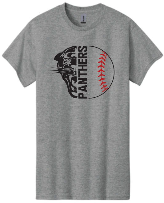 CHHS 2024 Baseball Panther Split T-shirt Short Sleeve